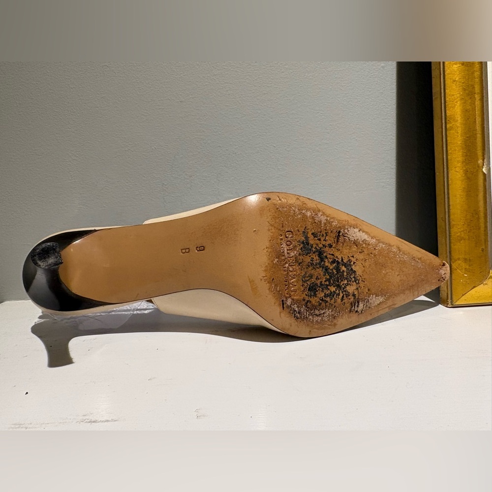 Cole Haan Cream Slingback Heels - Picture 11 of 15